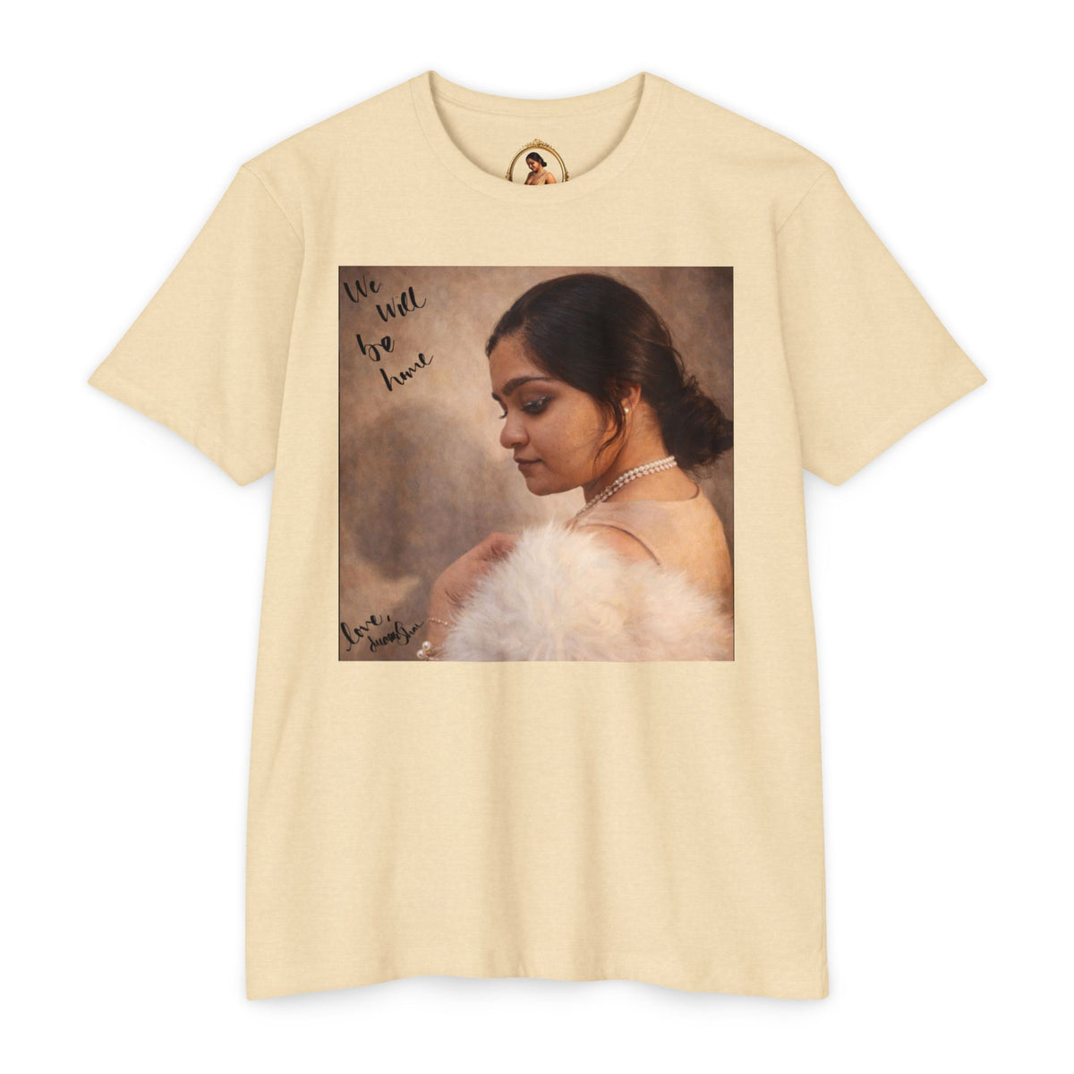 We Will Be Home Portrait Graphic T‑Shirt — Album Photo Tee