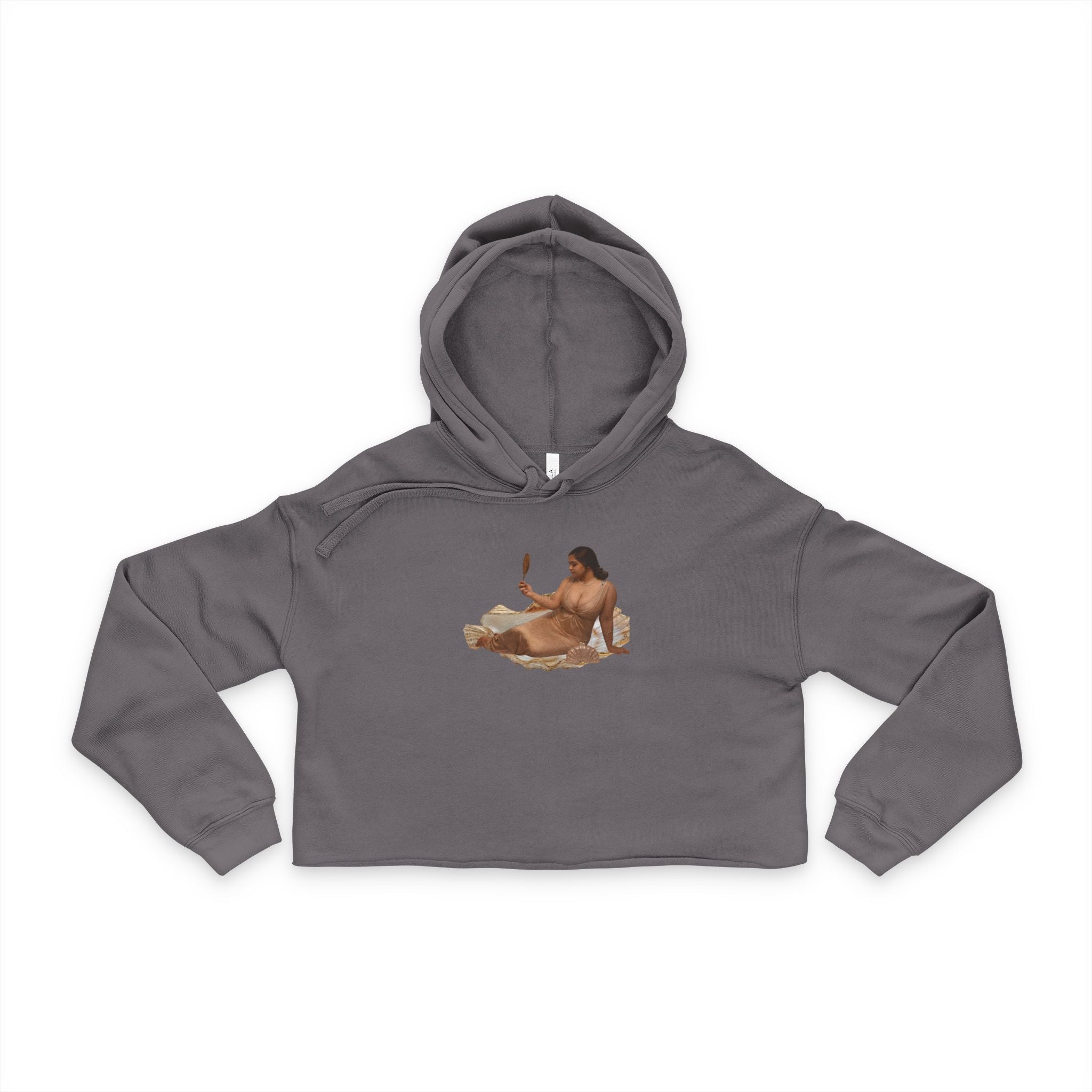 Cropped Hoodie — Vintage Venus Painting Print
