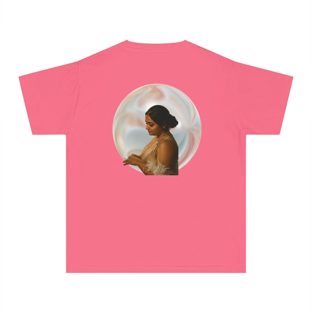 Youth Tee — Elegant Portrait Shell Graphic