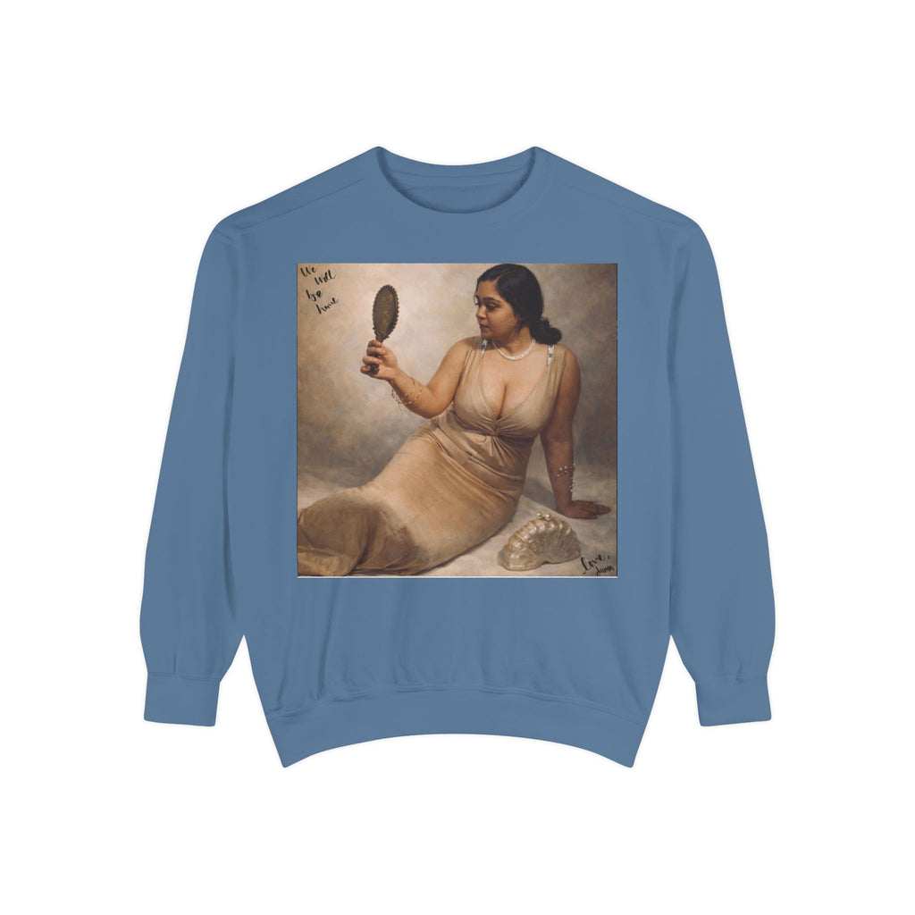 Sweatshirt — Vintage Muse Art Portrait Pullover