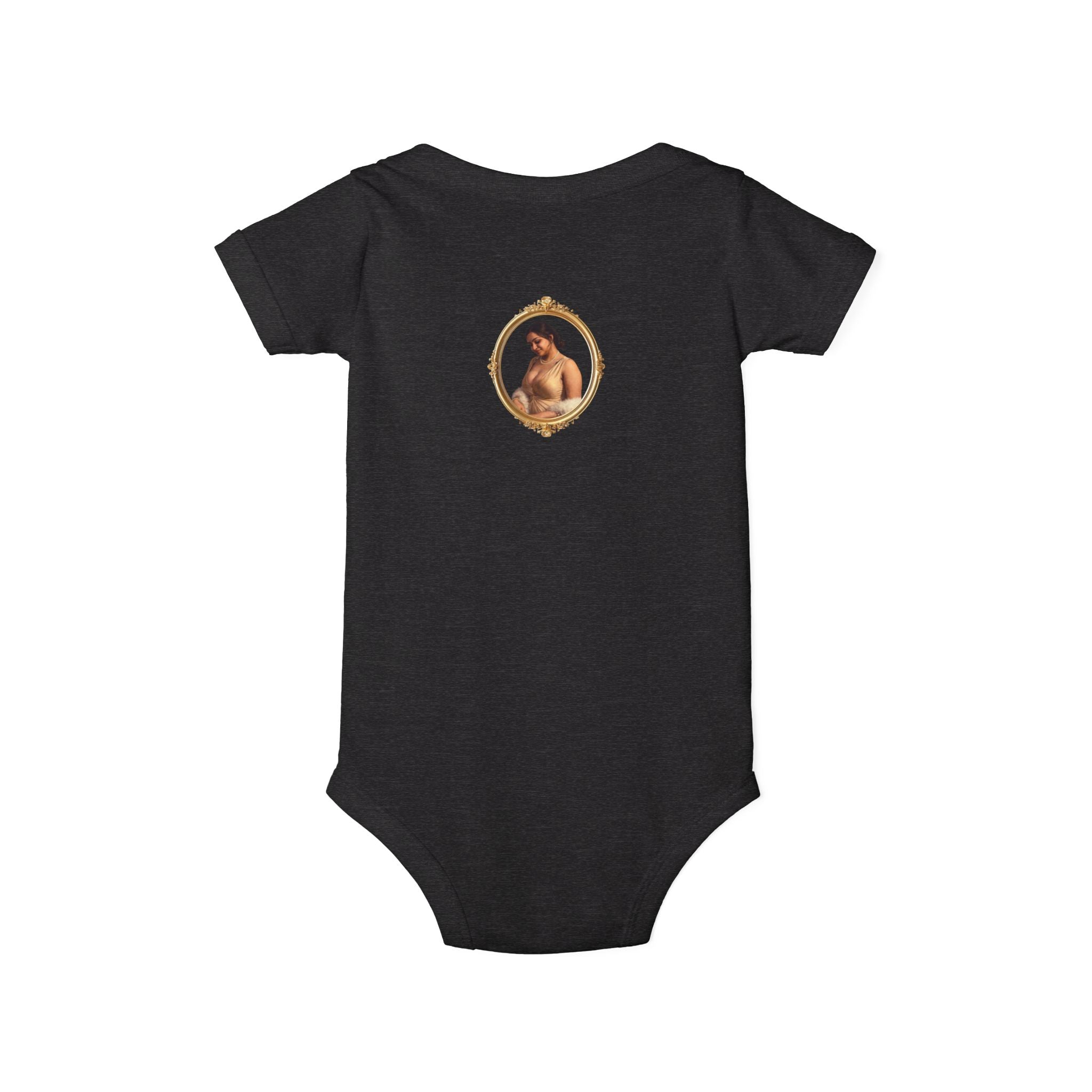 Infant Onesie with Vintage Cherub Portrait – Baby Bodysuit