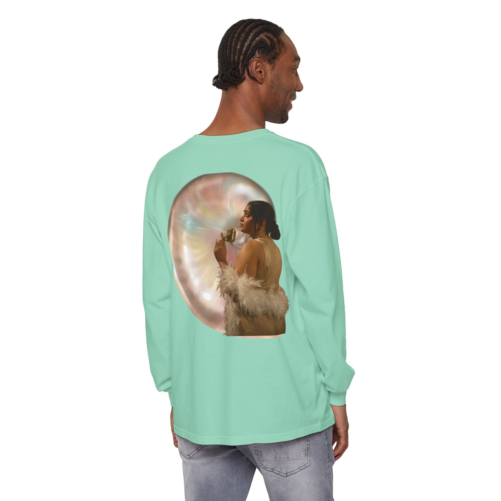 Unisex Garment-dyed Long Sleeve T-Shirt