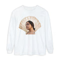 Shell Portrait Long Sleeve Tee — “We Will Be Home” Back Script