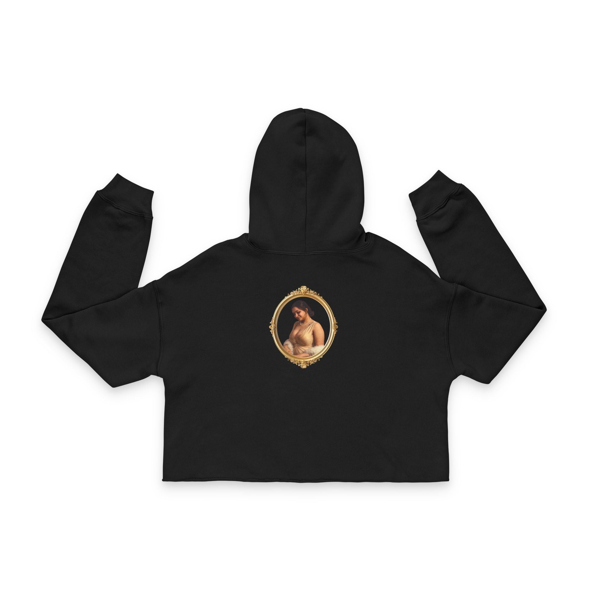 Cropped Hoodie — Vintage Venus Painting Print