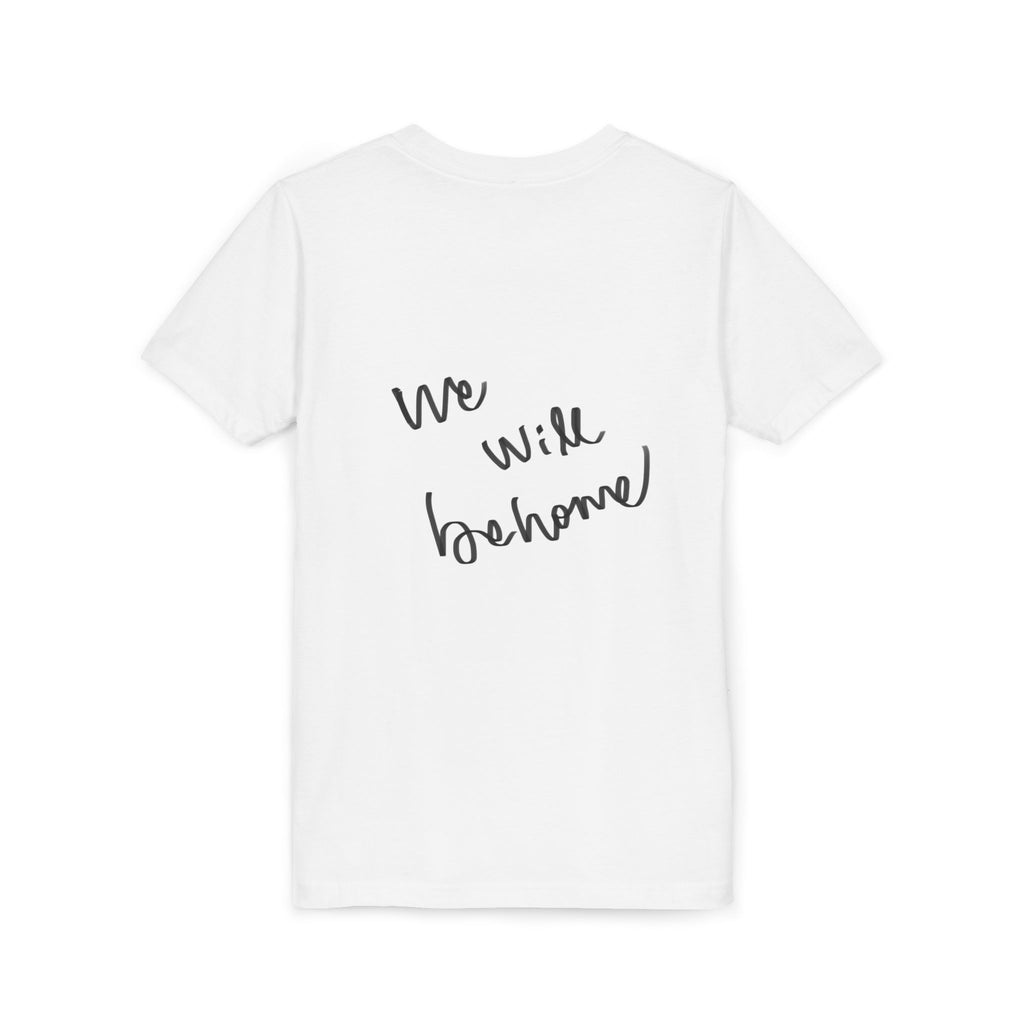 Drashti Youth Tee — Vintage Graphic with “We Will Be Home” Back Text
