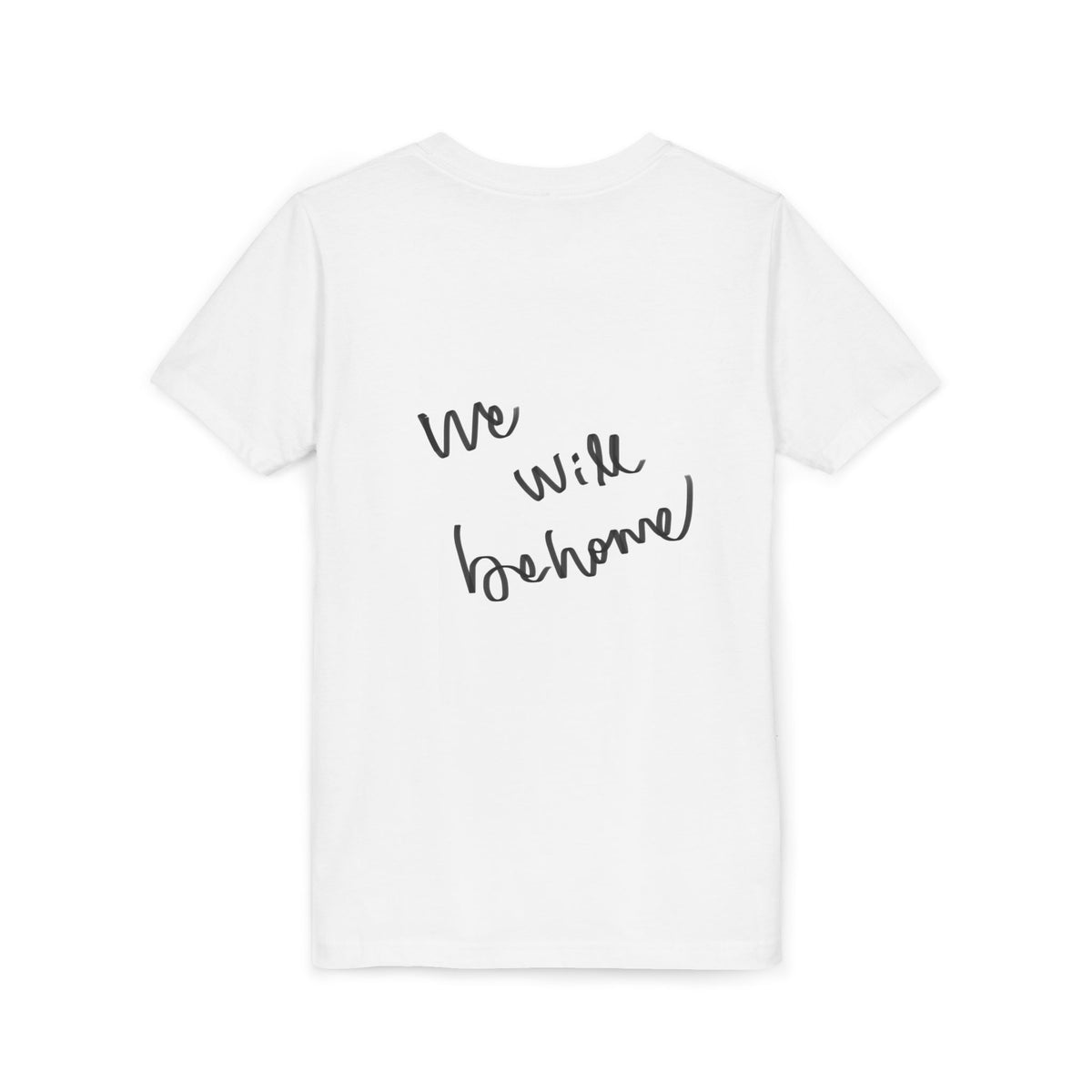 Drashti Youth Tee — Vintage Graphic with “We Will Be Home” Back Text