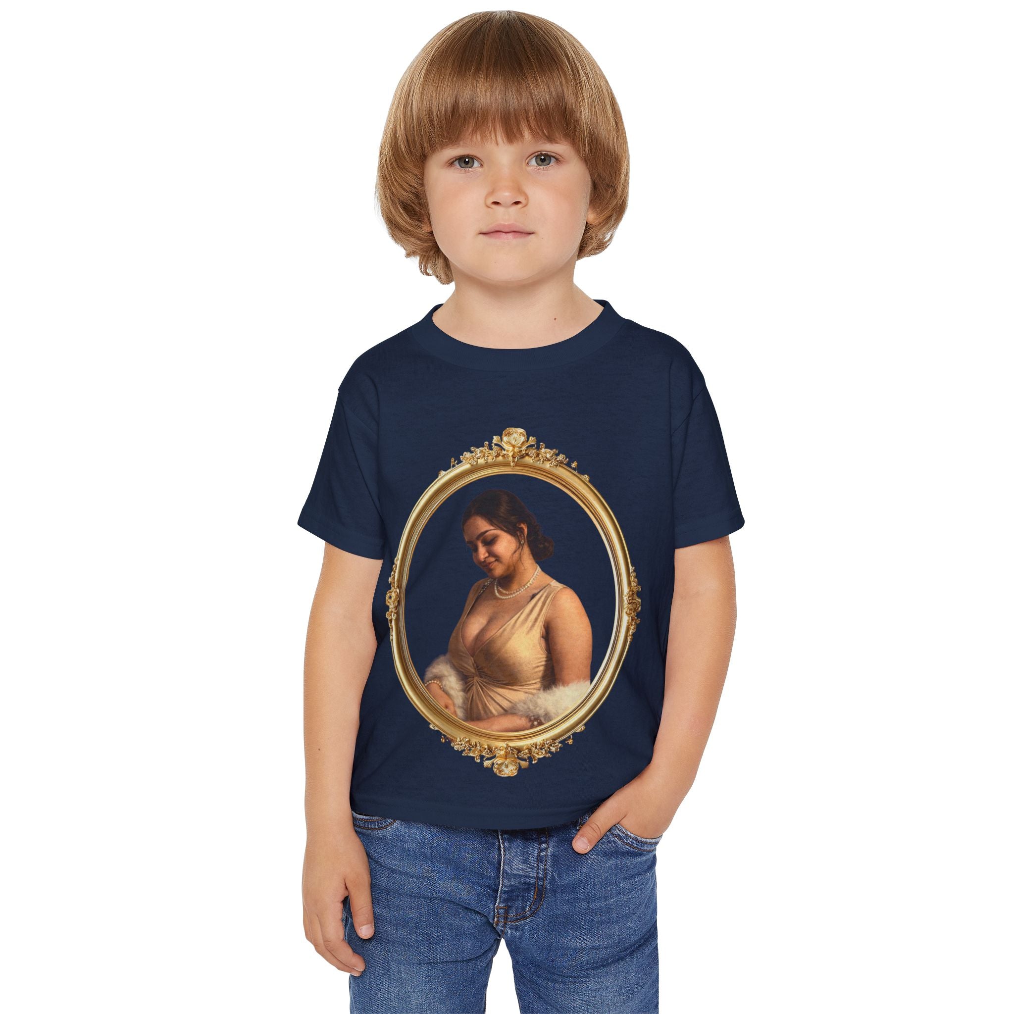Toddler T-Shirt — Framed Vintage Portrait Print
