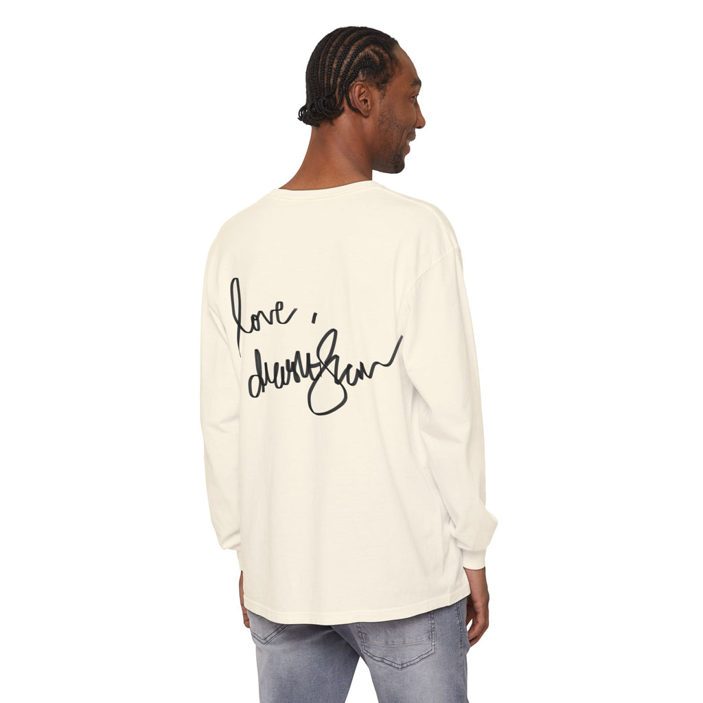 We Will Be Home Long Sleeve Tee — Floral Vintage Portrait Graphic