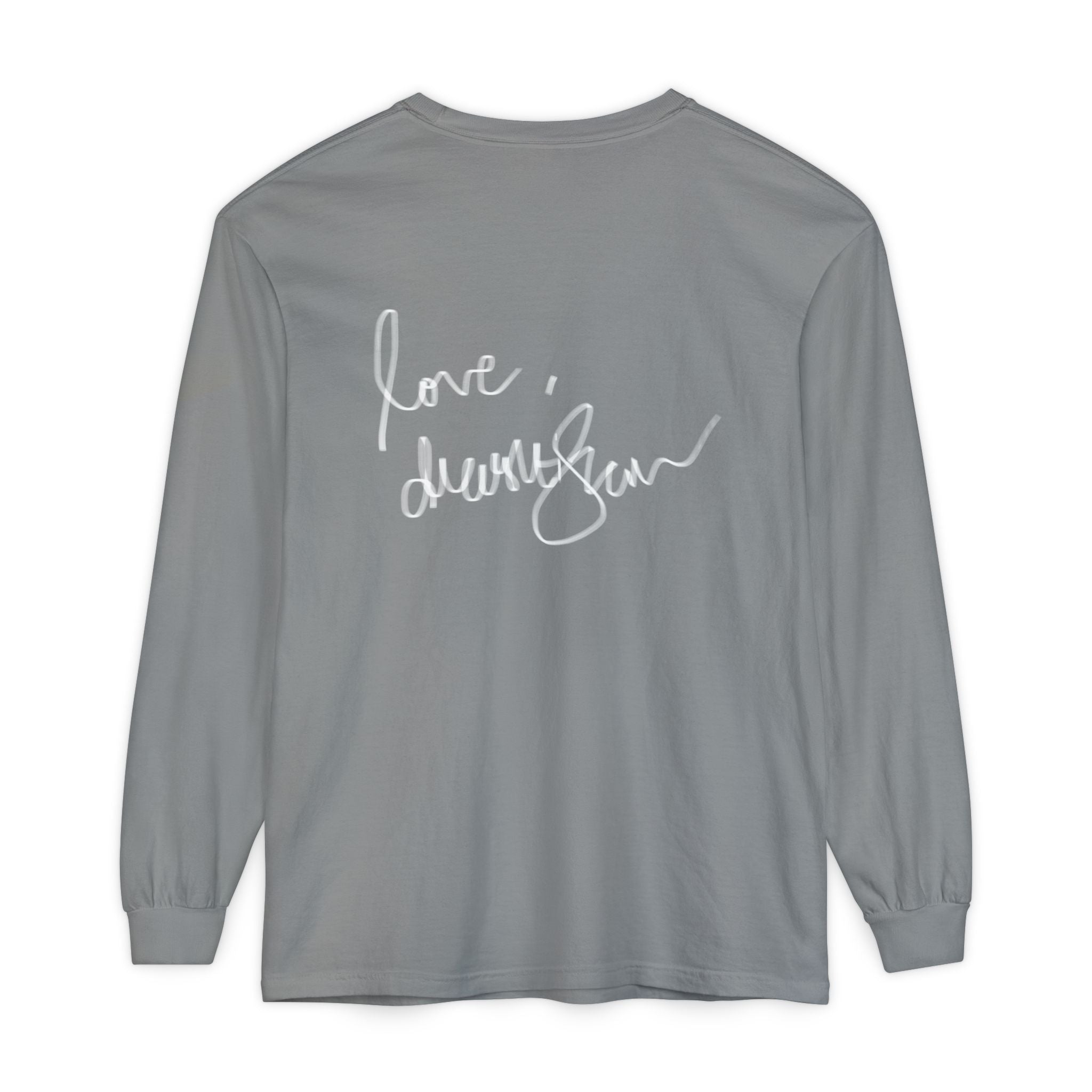 We Will Be Home Long Sleeve Tee — Floral Vintage Portrait Graphic