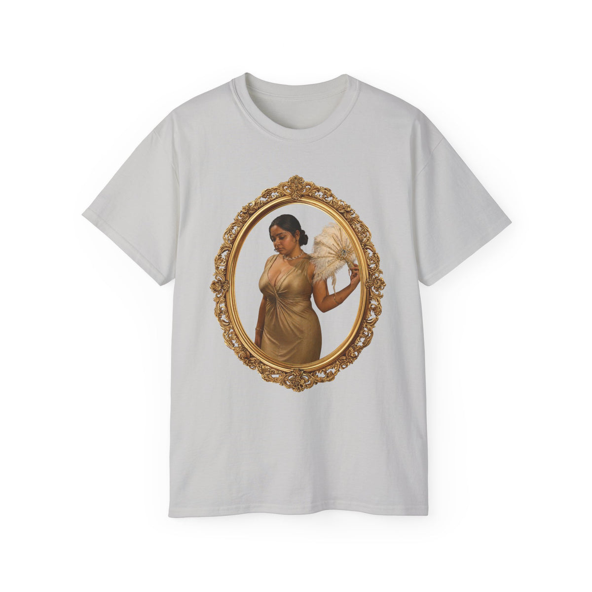 WWBH Portrait T-Shirt — Vintage Gold Framed Guardian Tee