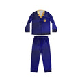 Women's Navy Satin Pajama Set - Luxurious Two-Piece Sleepwear