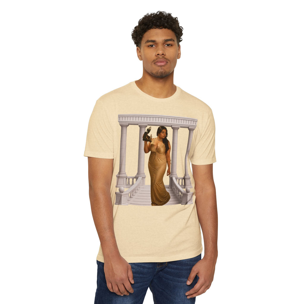 Greek Goddess Illustration T‑Shirt — "We Will Behome" Inspirational Tee