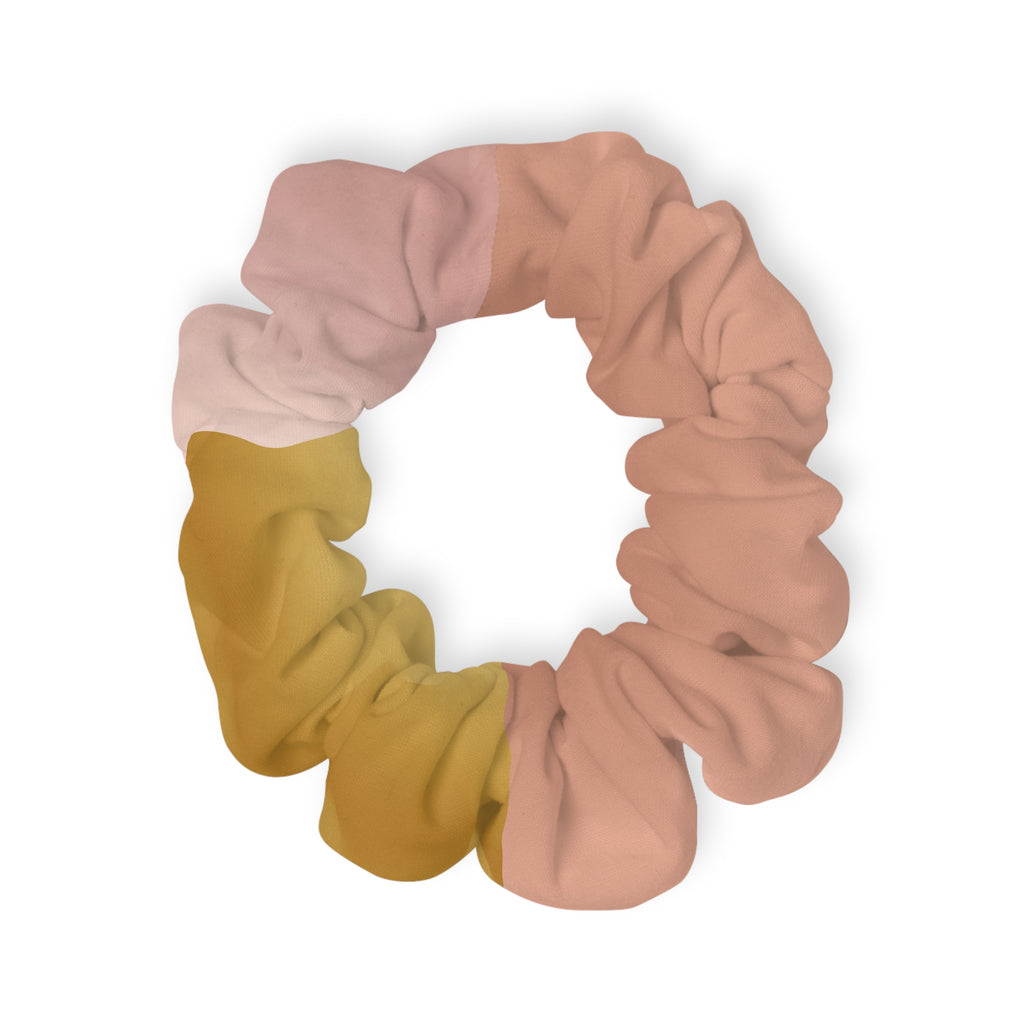 Ombre Rose Gradient Scrunchie — Soft Pink Hair Accessory