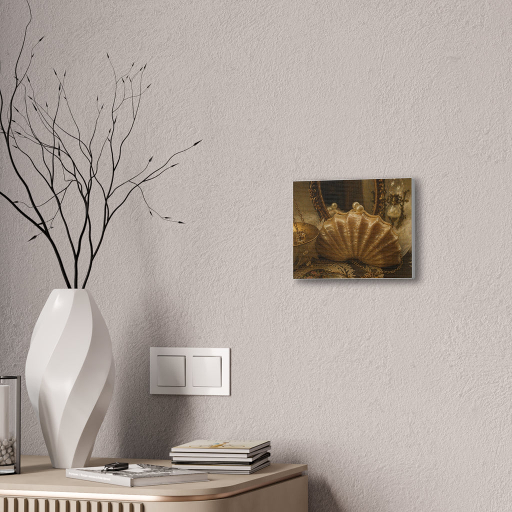 Classical Woman Reading Canvas Print — Vintage Portrait Wall Art