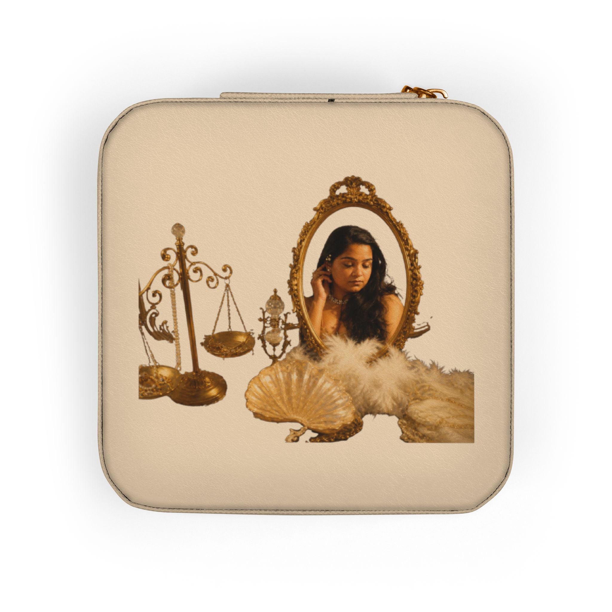 We Will Be Home Jewelry Case — Compact Organizer with Mirror