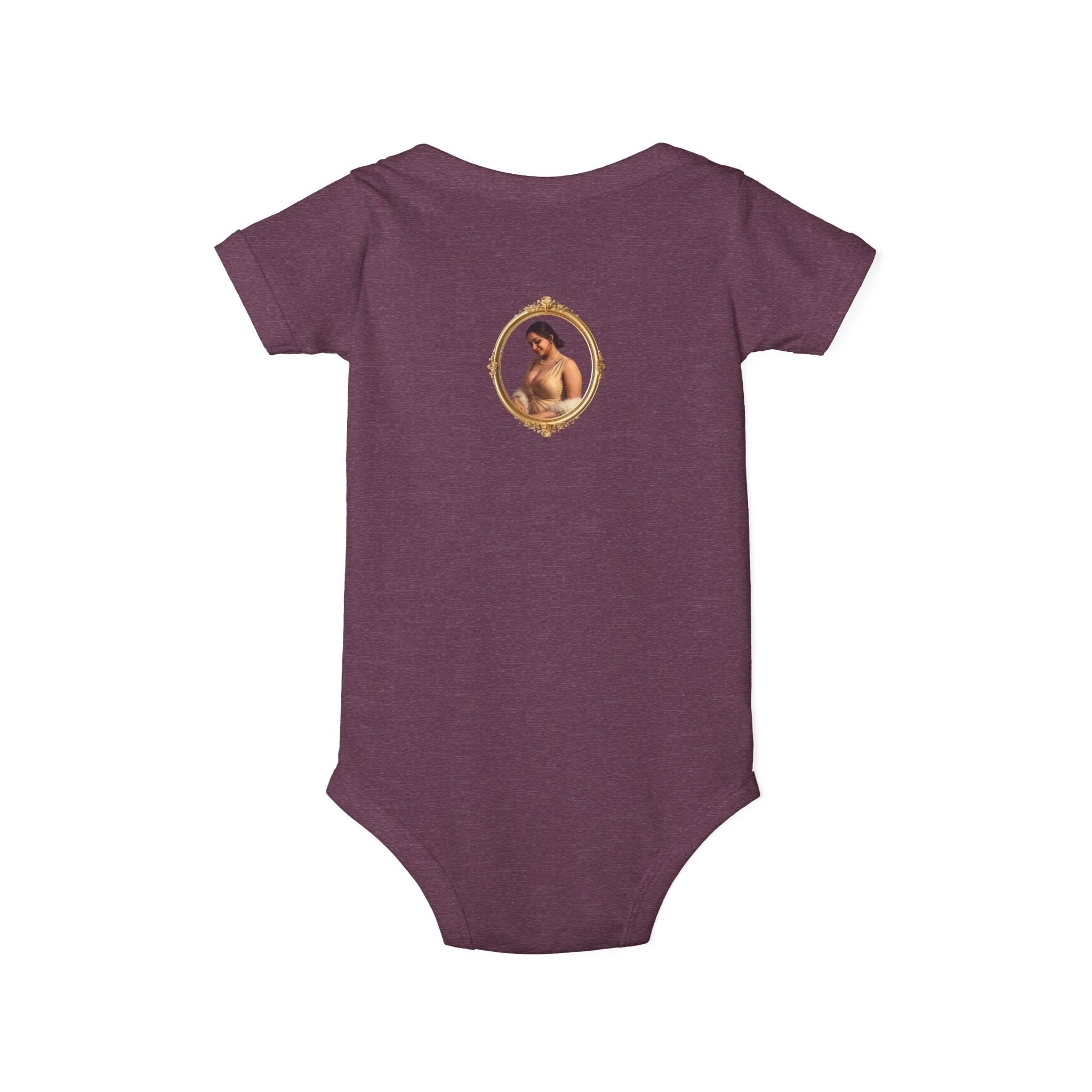 Infant Onesie with Vintage Cherub Portrait – Baby Bodysuit