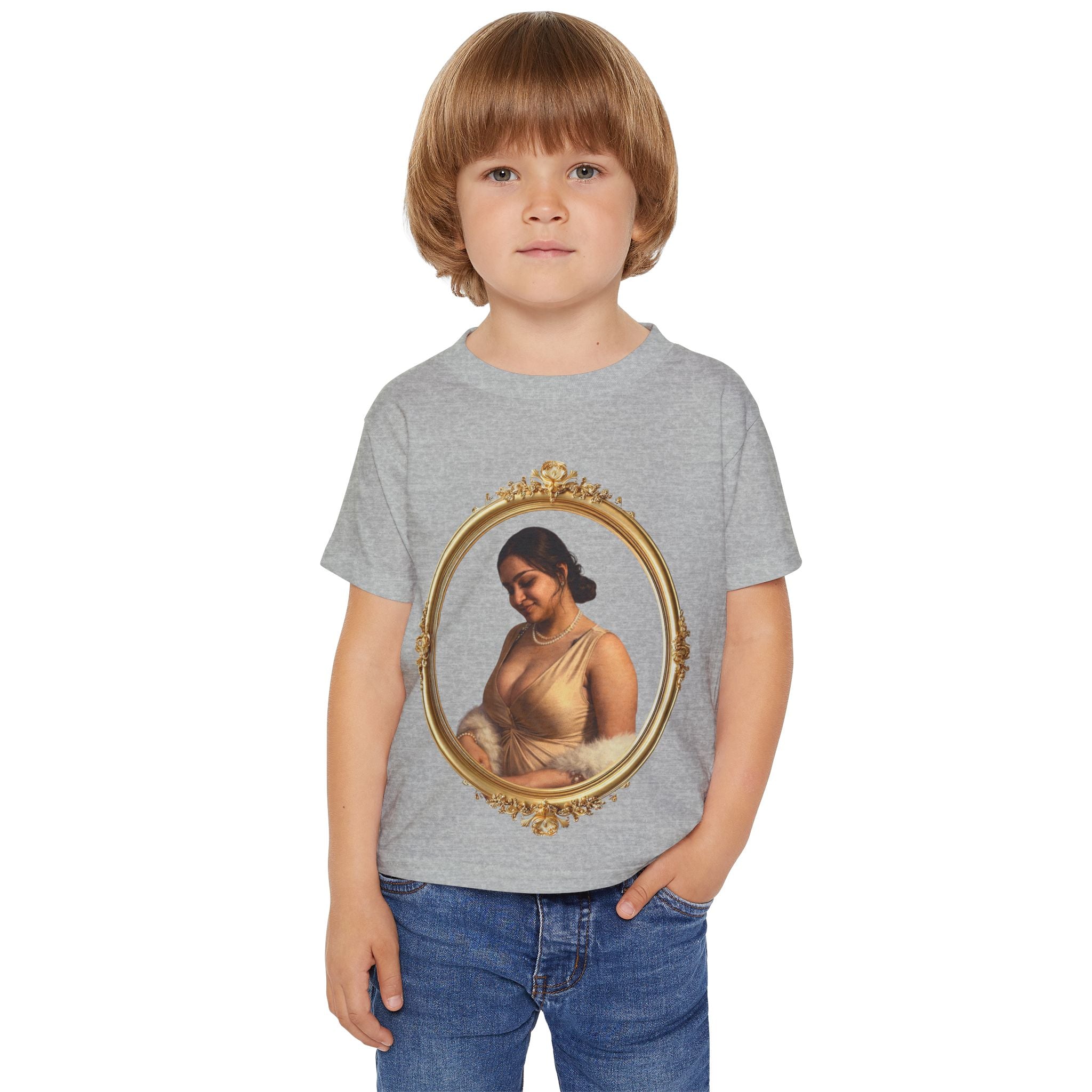 Toddler T-Shirt — Framed Vintage Portrait Print