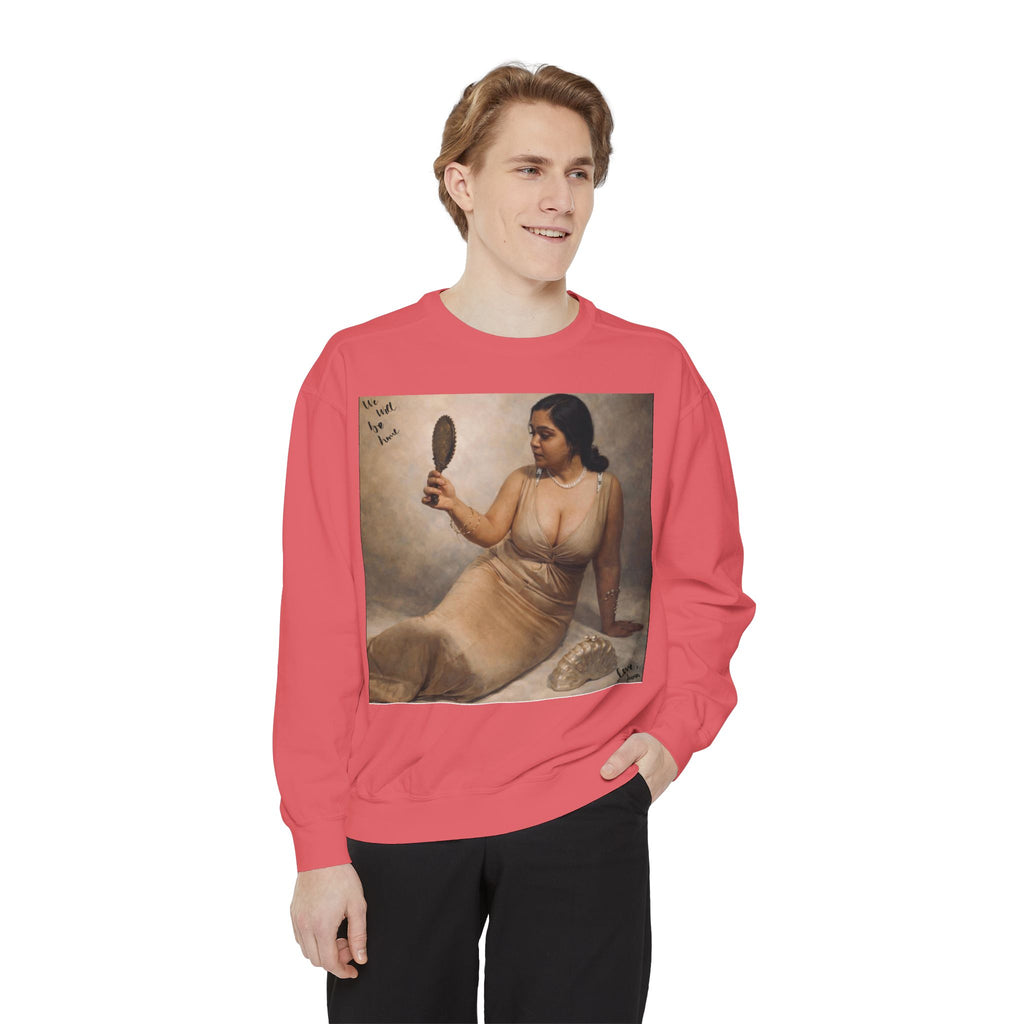 Sweatshirt — Vintage Muse Art Portrait Pullover