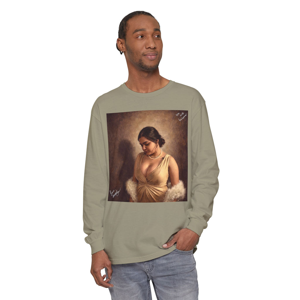 Unisex Garment-dyed Long Sleeve T-Shirt