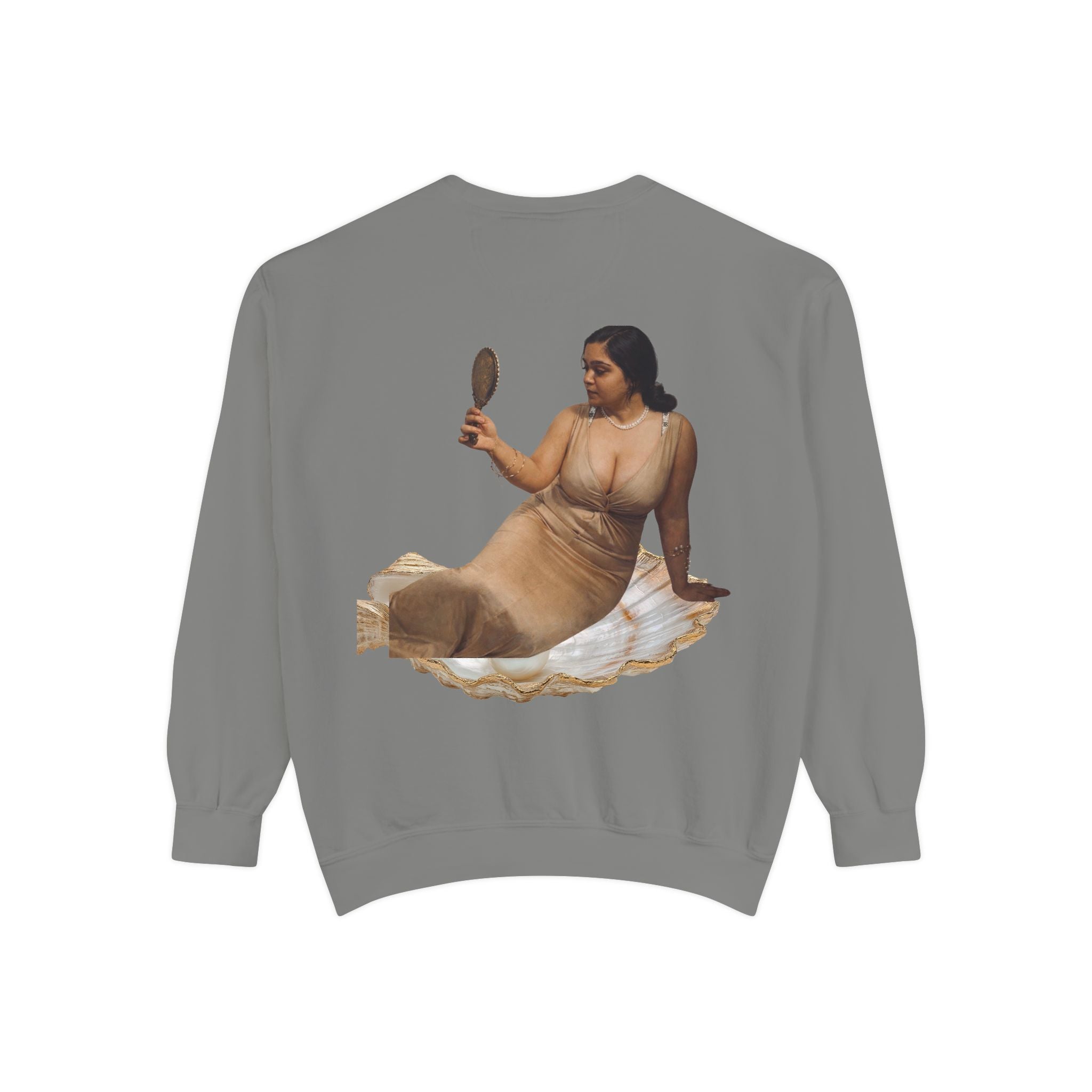Sweatshirt — Vintage Muse Art Portrait Pullover