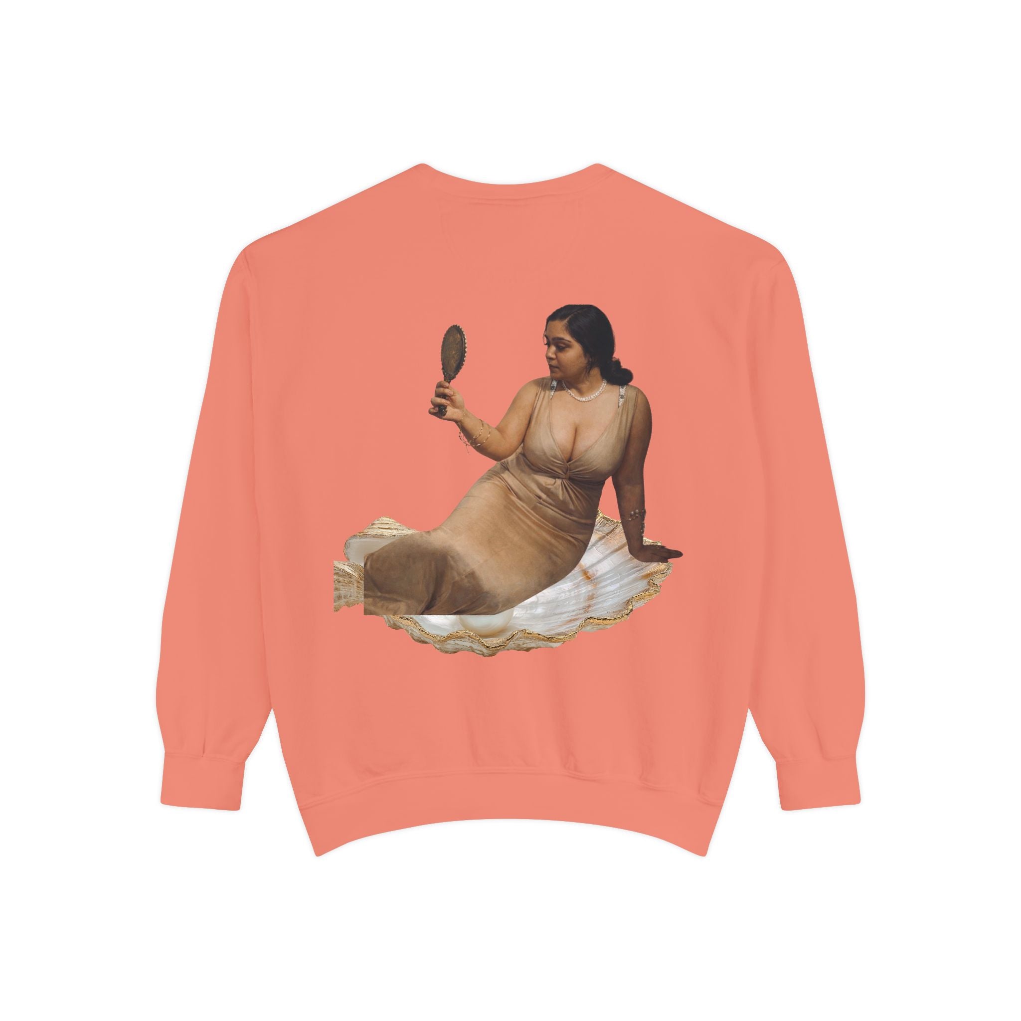 Sweatshirt — Vintage Muse Art Portrait Pullover