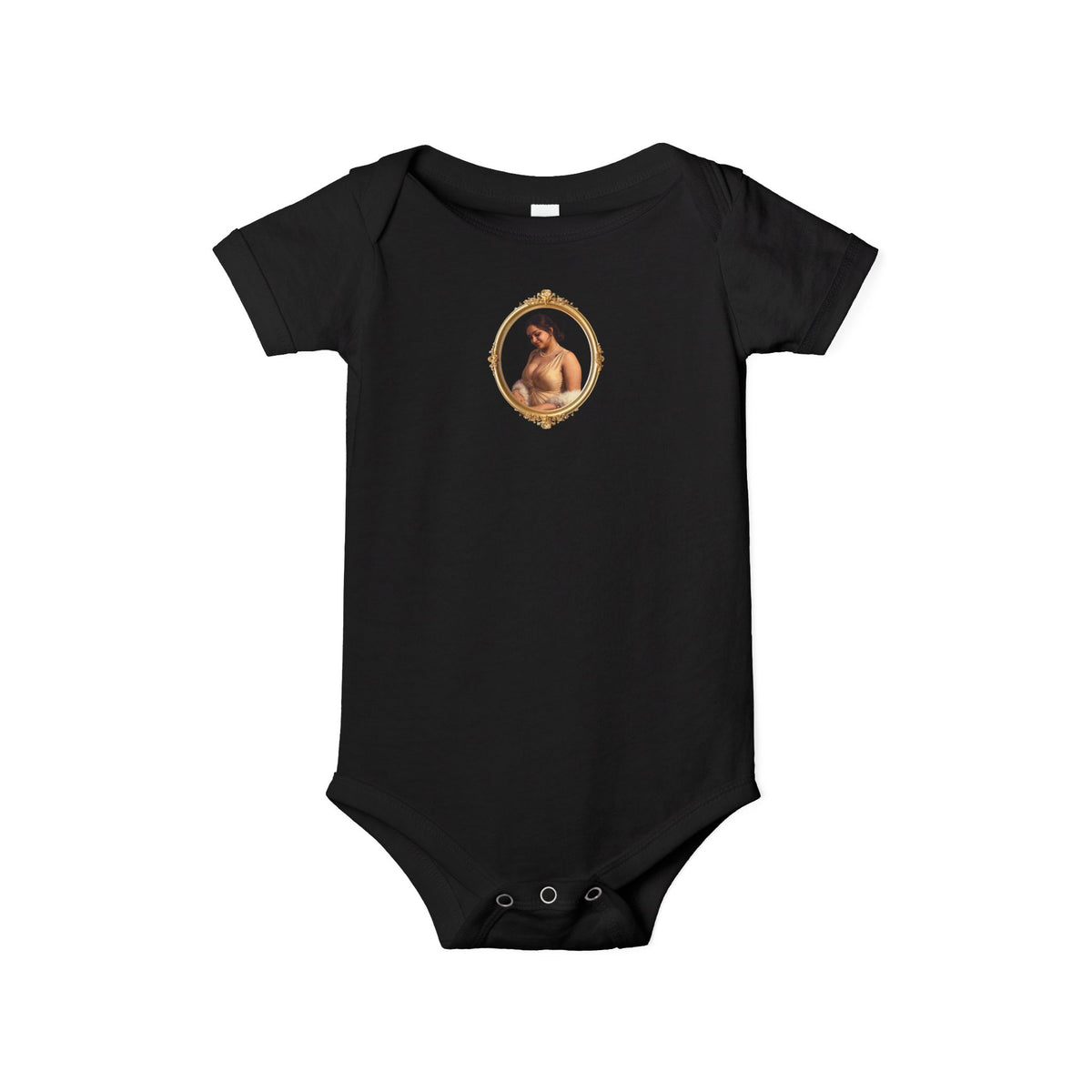 Drashti Infant Onesie with Vintage Cherub Portrait – Baby Bodysuit