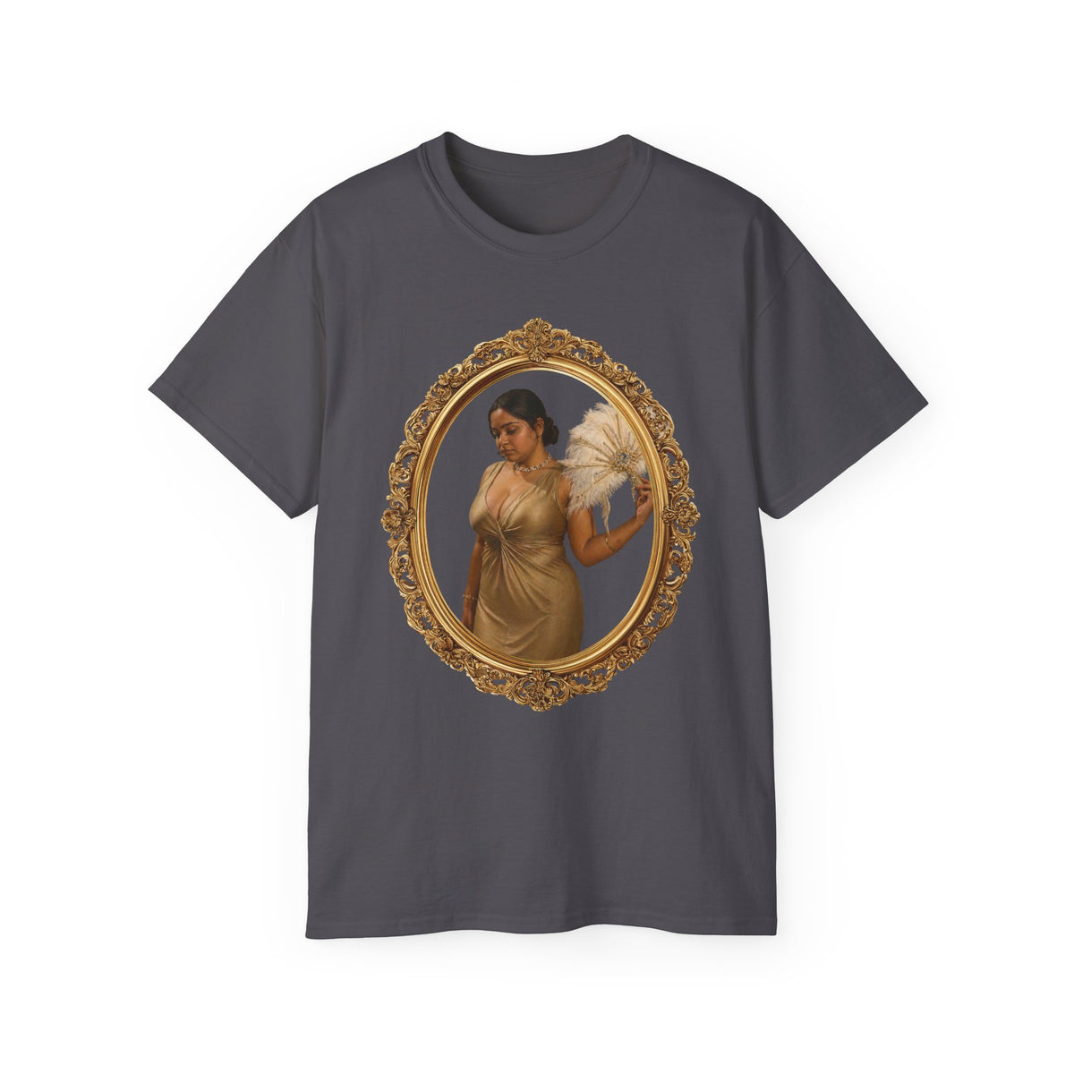 WWBH Portrait T-Shirt — Vintage Gold Framed Guardian Tee