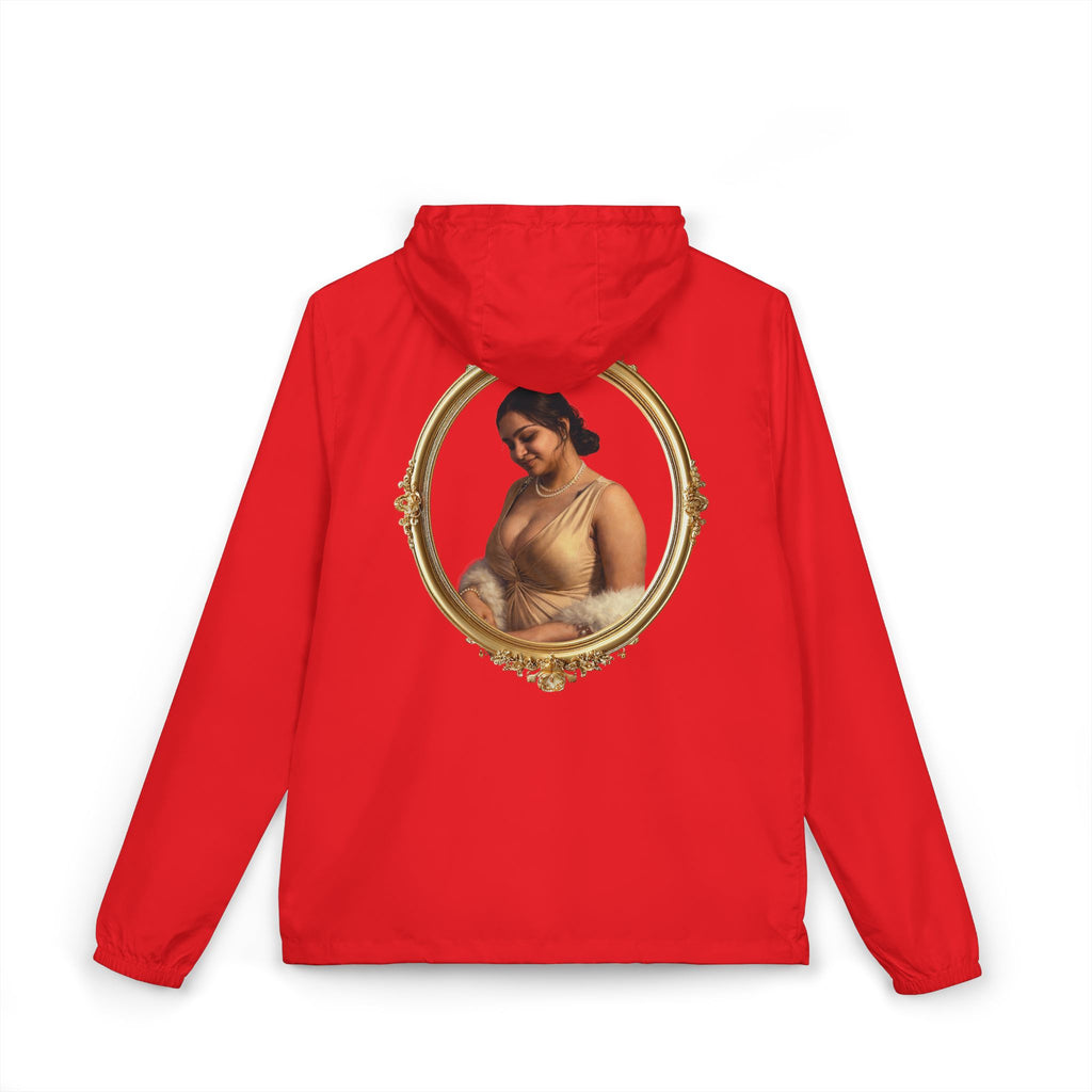 Windbreaker Jacket — Vintage Portrait Frame Design