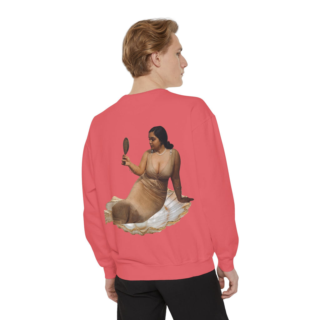 Sweatshirt — Vintage Muse Art Portrait Pullover