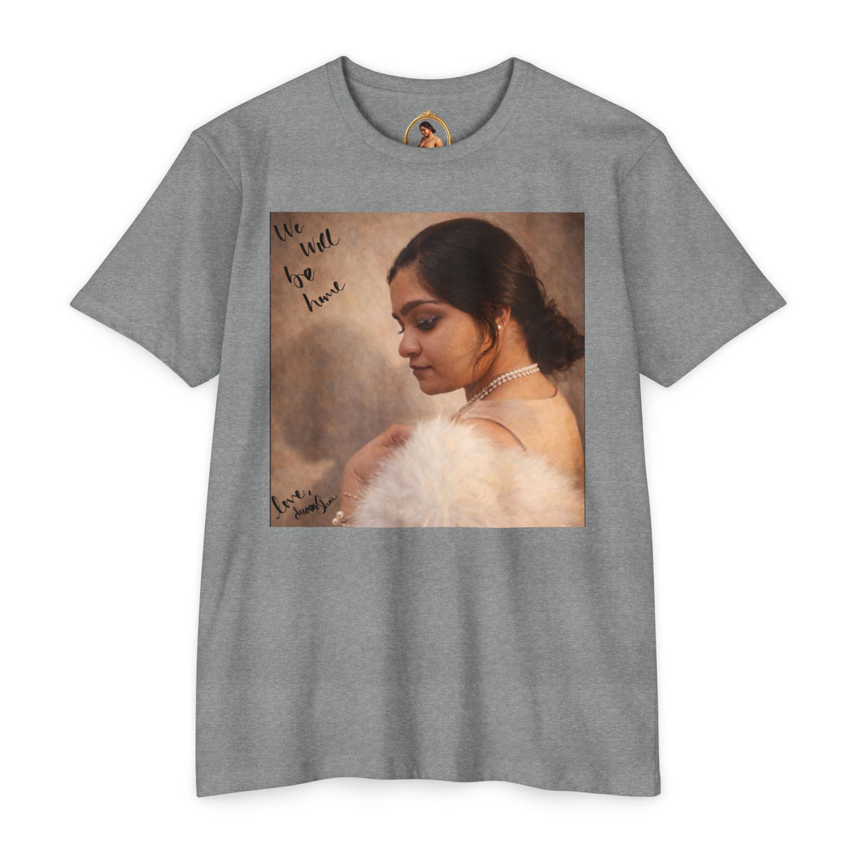 We Will Be Home Portrait Graphic T‑Shirt — Album Photo Tee