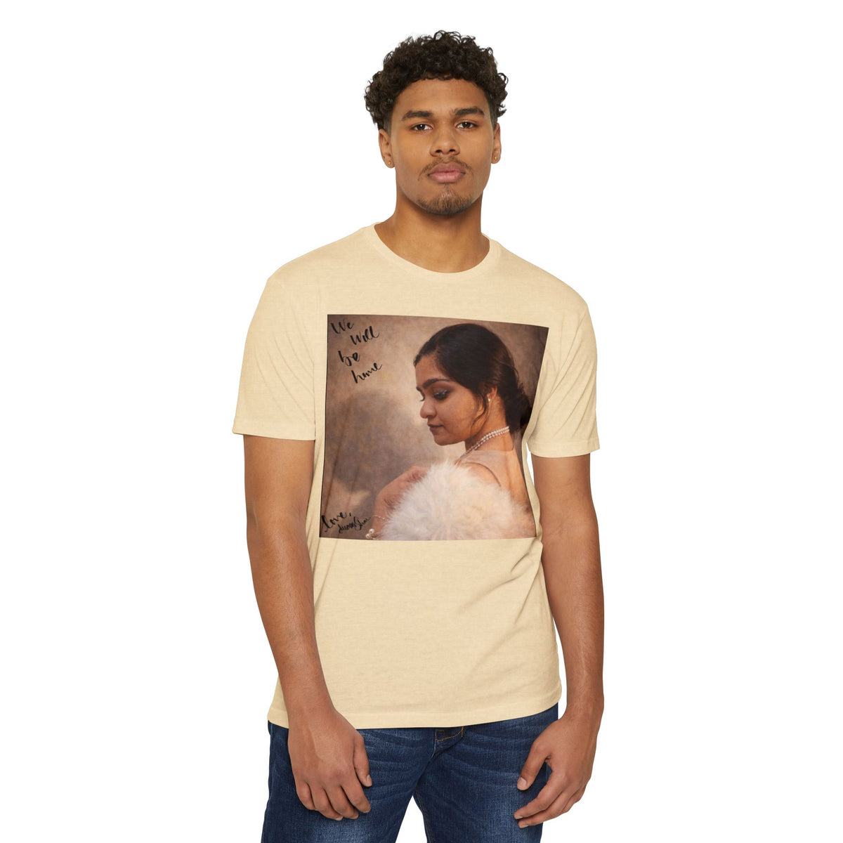 We Will Be Home Portrait Graphic T‑Shirt — Album Photo Tee
