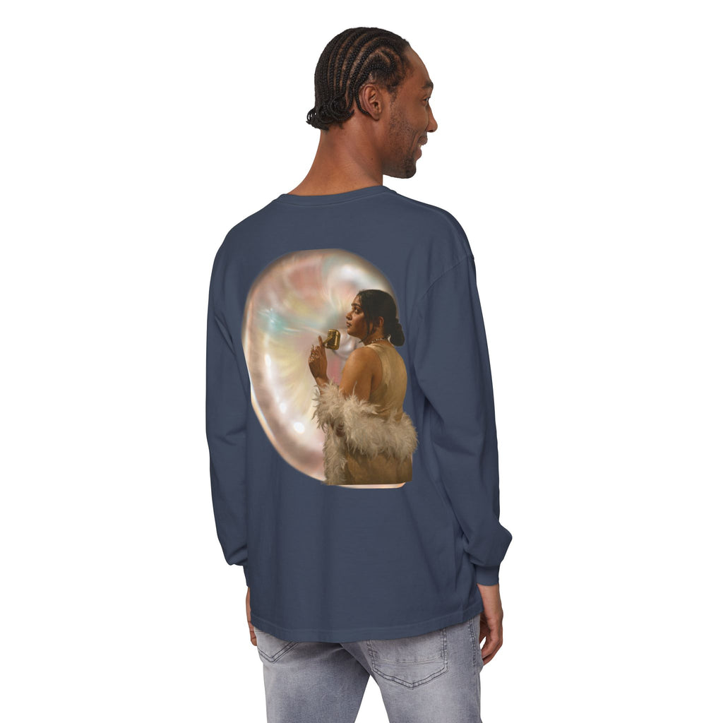 Unisex Garment-dyed Long Sleeve T-Shirt