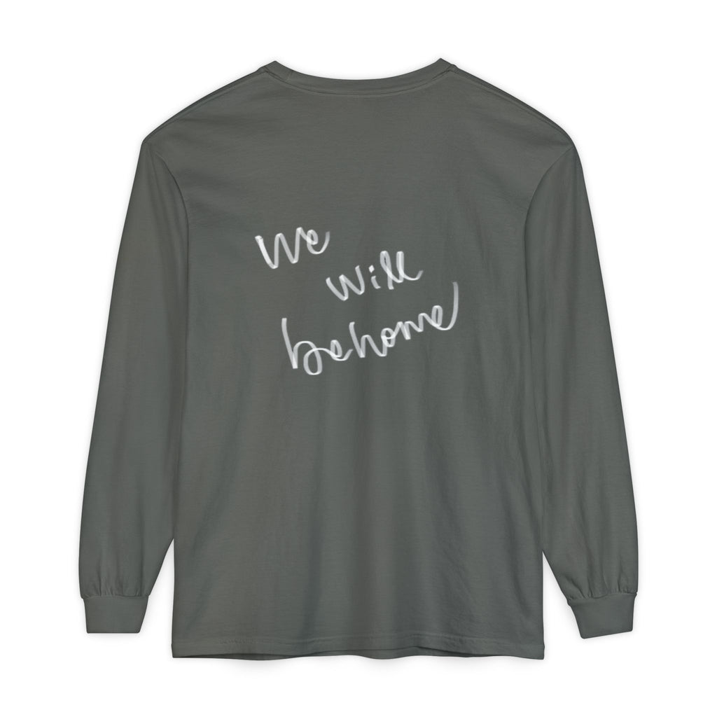 Long Sleeve T-Shirt — “Love, Dua Lipa” Shell Goddess Graphic