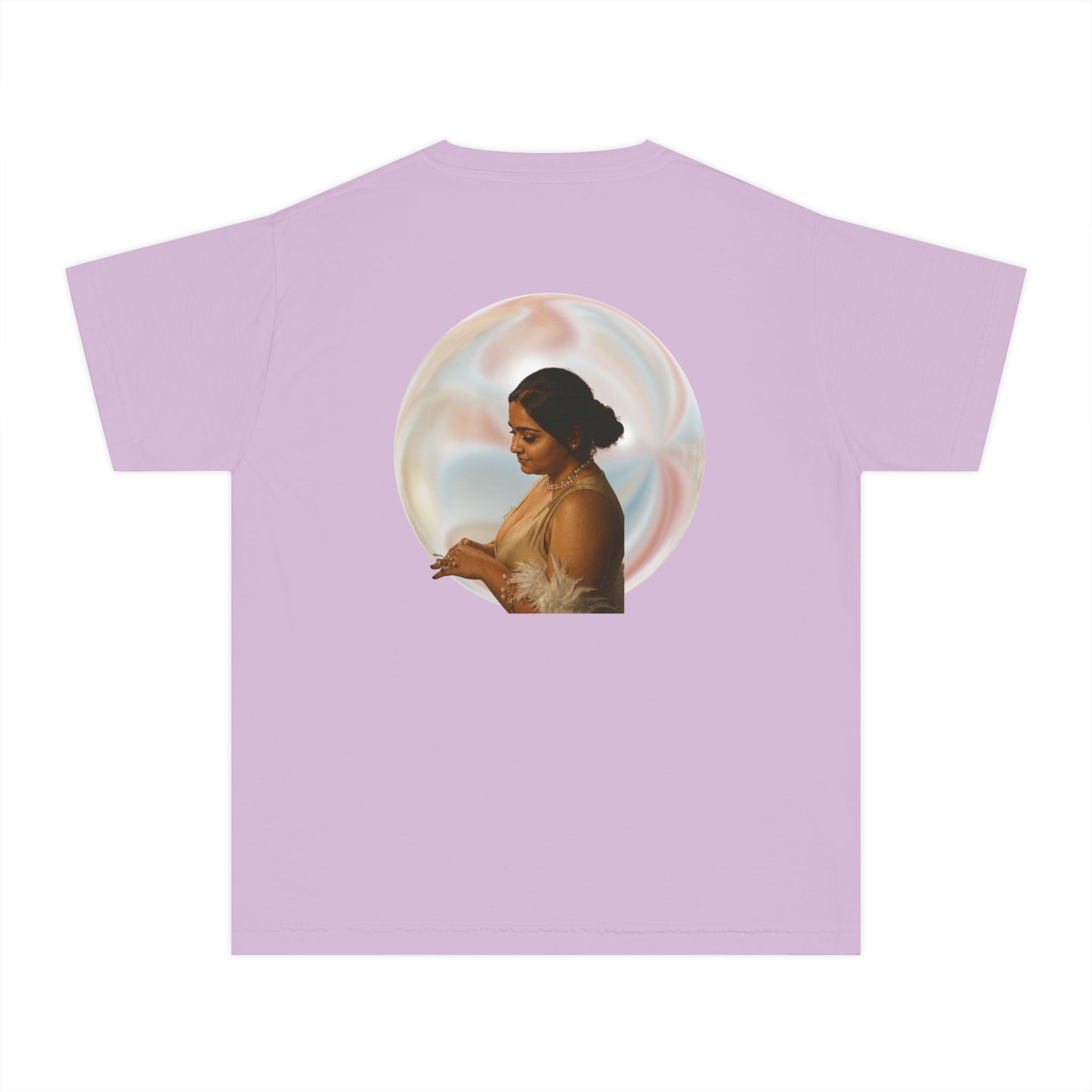 Youth Tee — Elegant Portrait Shell Graphic