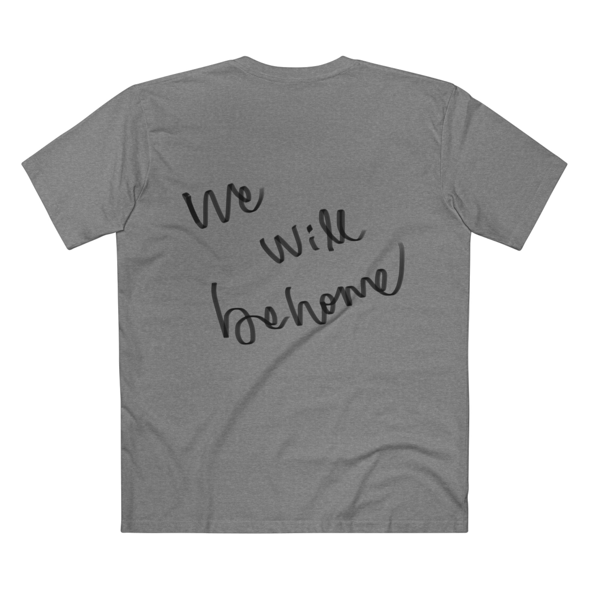 T‑Shirt — Vintage Portrait Bubble with 'We Will Become' Script