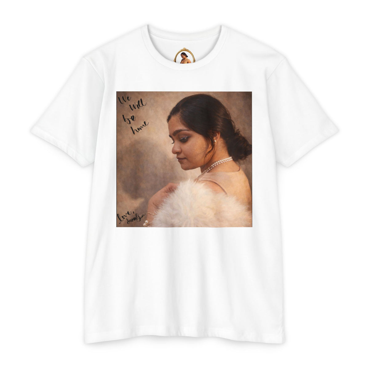 We Will Be Home Portrait Graphic T‑Shirt — Album Photo Tee