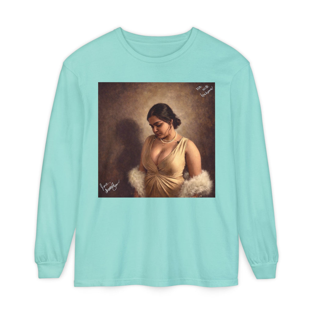 Drashti Unisex Garment-dyed Long Sleeve T-Shirt