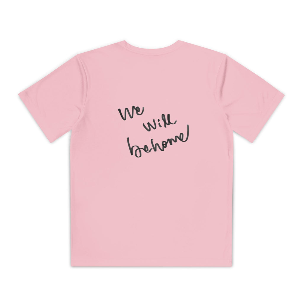 Youth Competitor Tee — Inspirational 'We Will Be Home' Graphic Tee