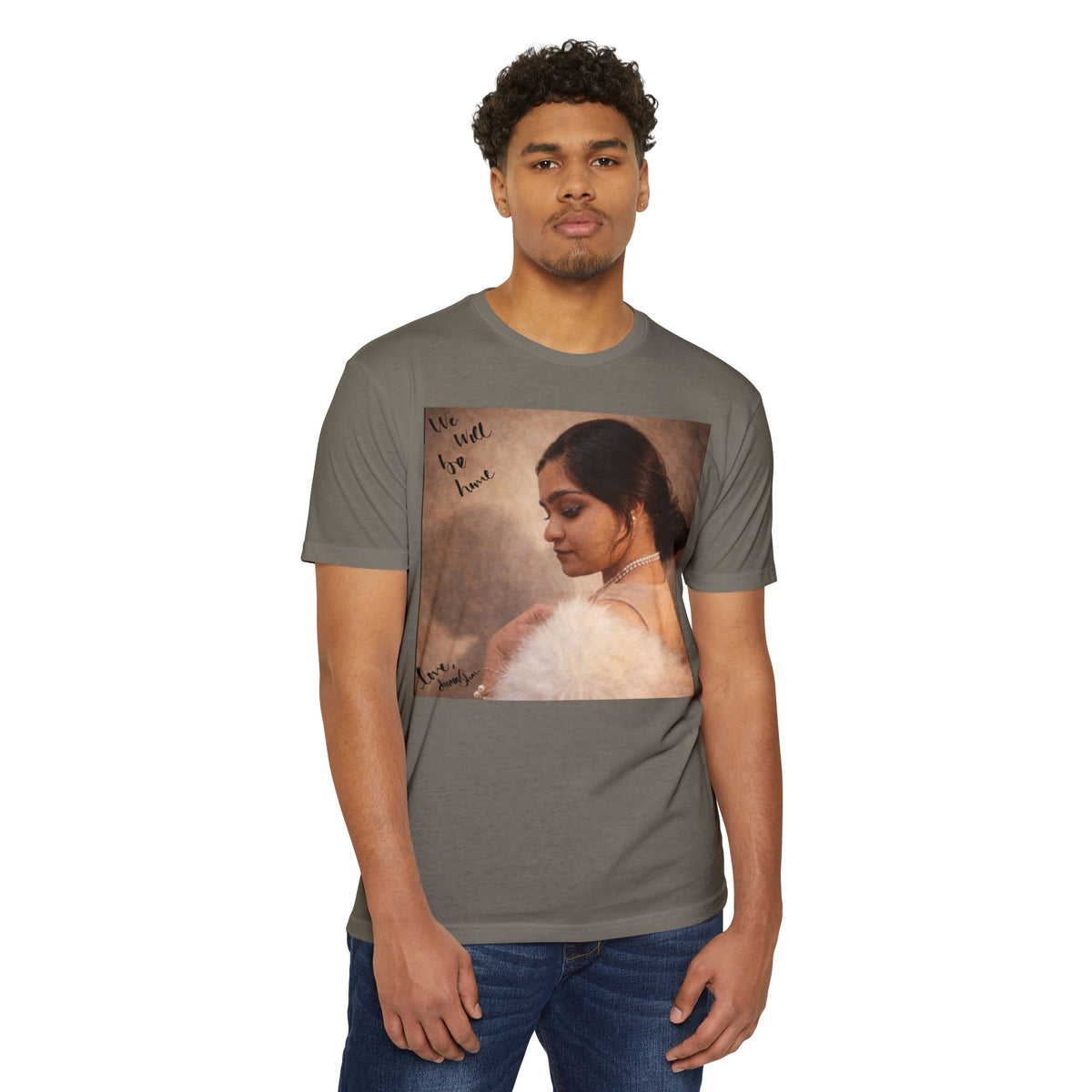 We Will Be Home Portrait Graphic T‑Shirt — Album Photo Tee