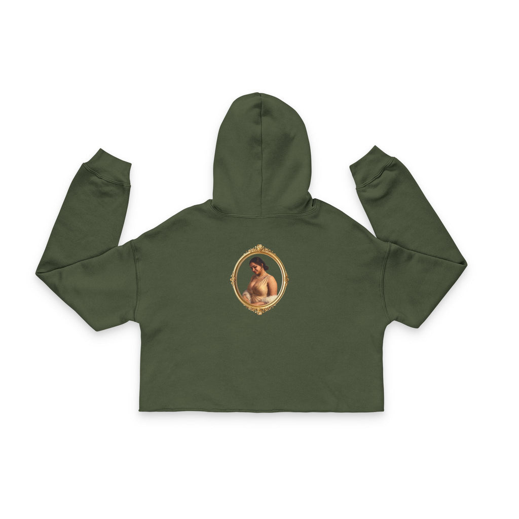 Cropped Hoodie — Vintage Venus Painting Print