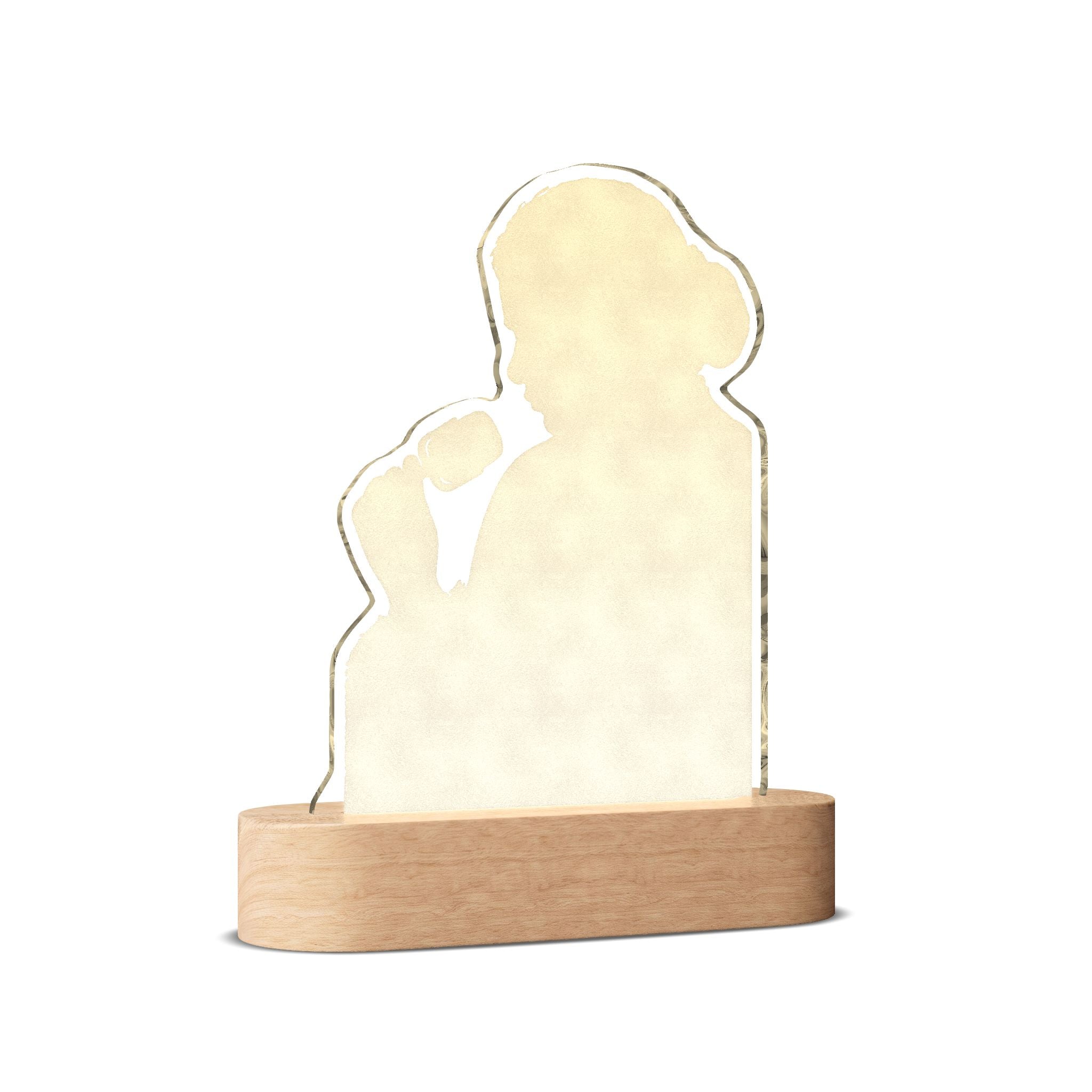 Custom Engraved Acrylic Night Light – Personalized Shape LED Lamp