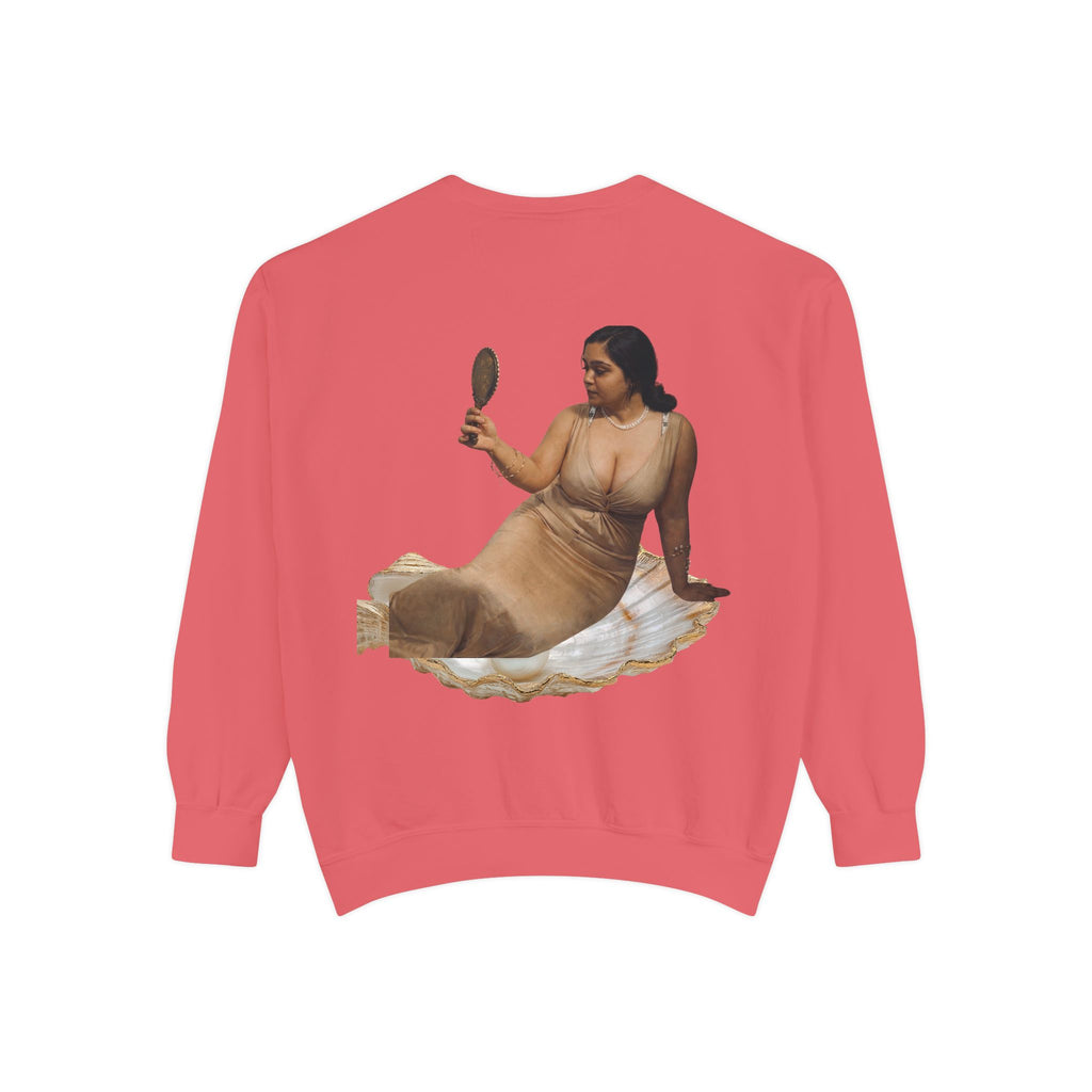 Sweatshirt — Vintage Muse Art Portrait Pullover