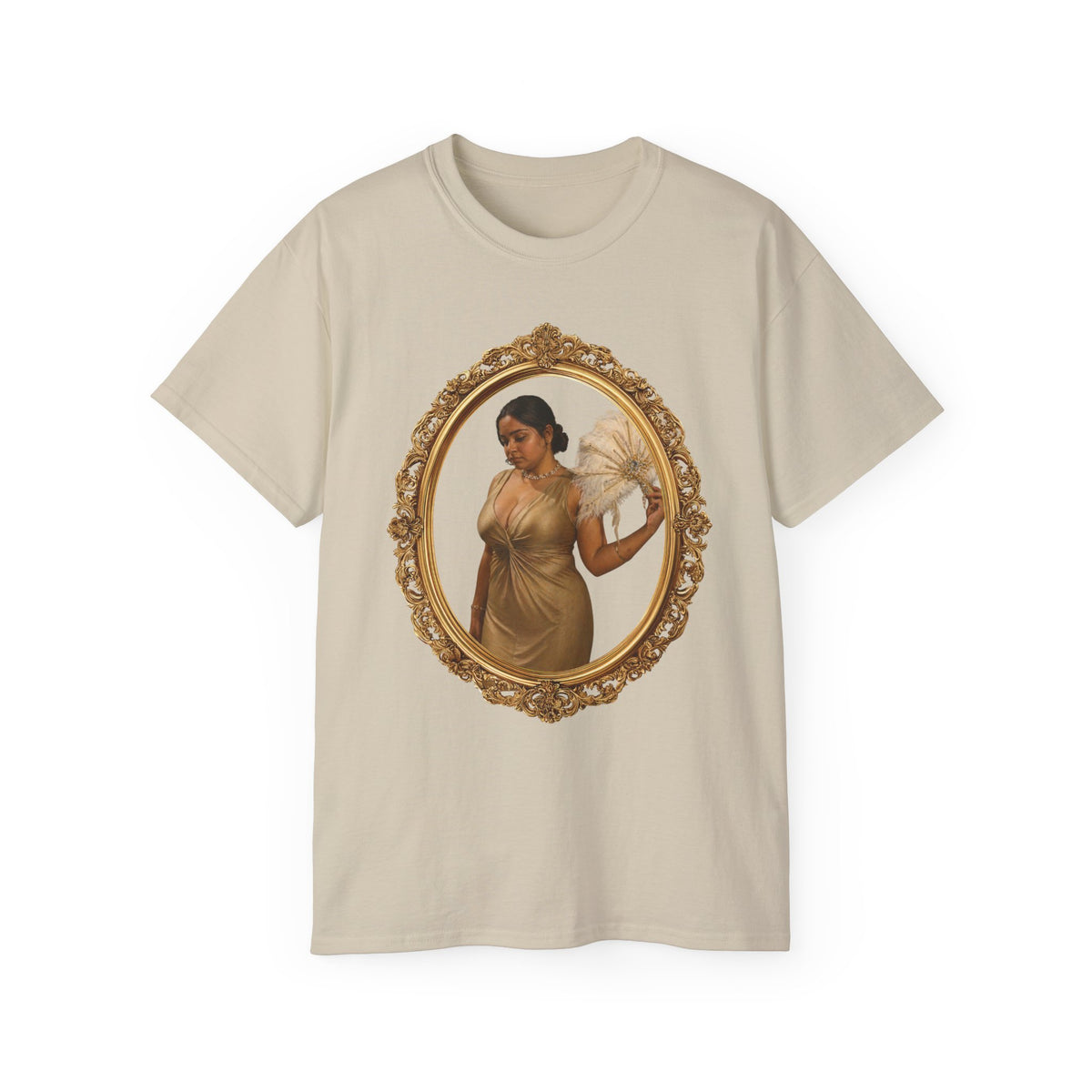 WWBH Portrait T-Shirt — Vintage Gold Framed Guardian Tee