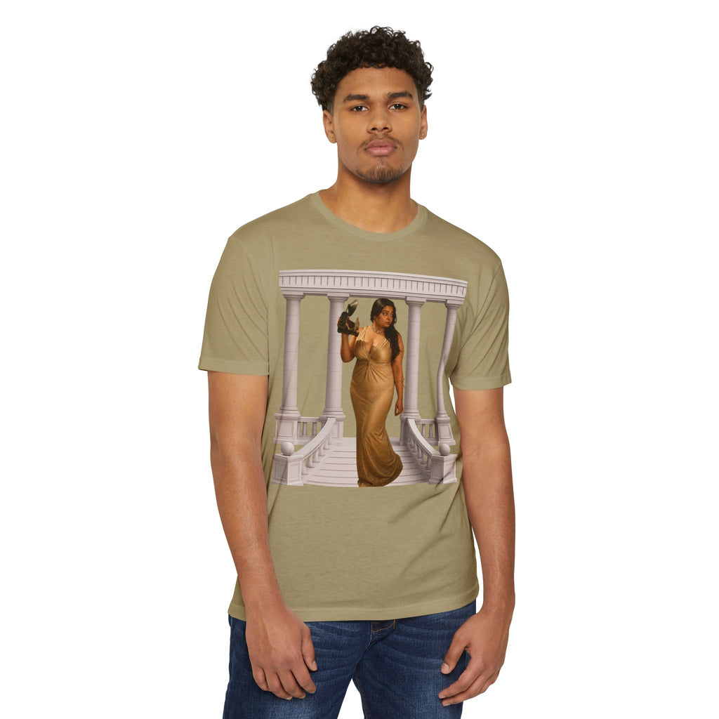 Greek Goddess Illustration T‑Shirt — "We Will Behome" Inspirational Tee
