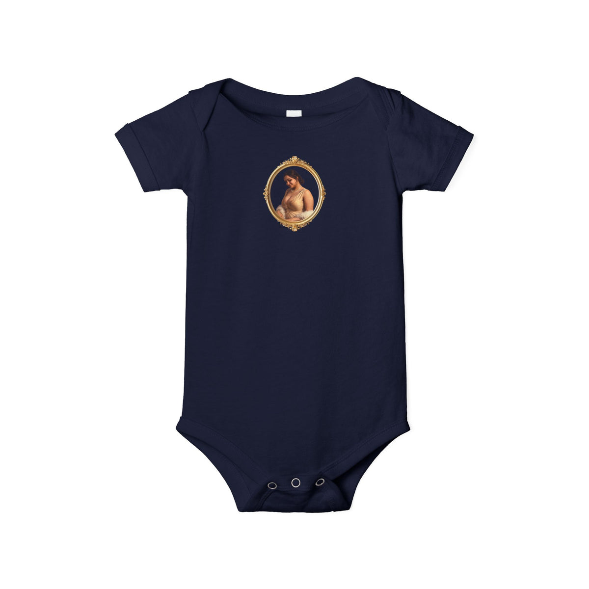 Drashti Infant Onesie with Vintage Cherub Portrait – Baby Bodysuit