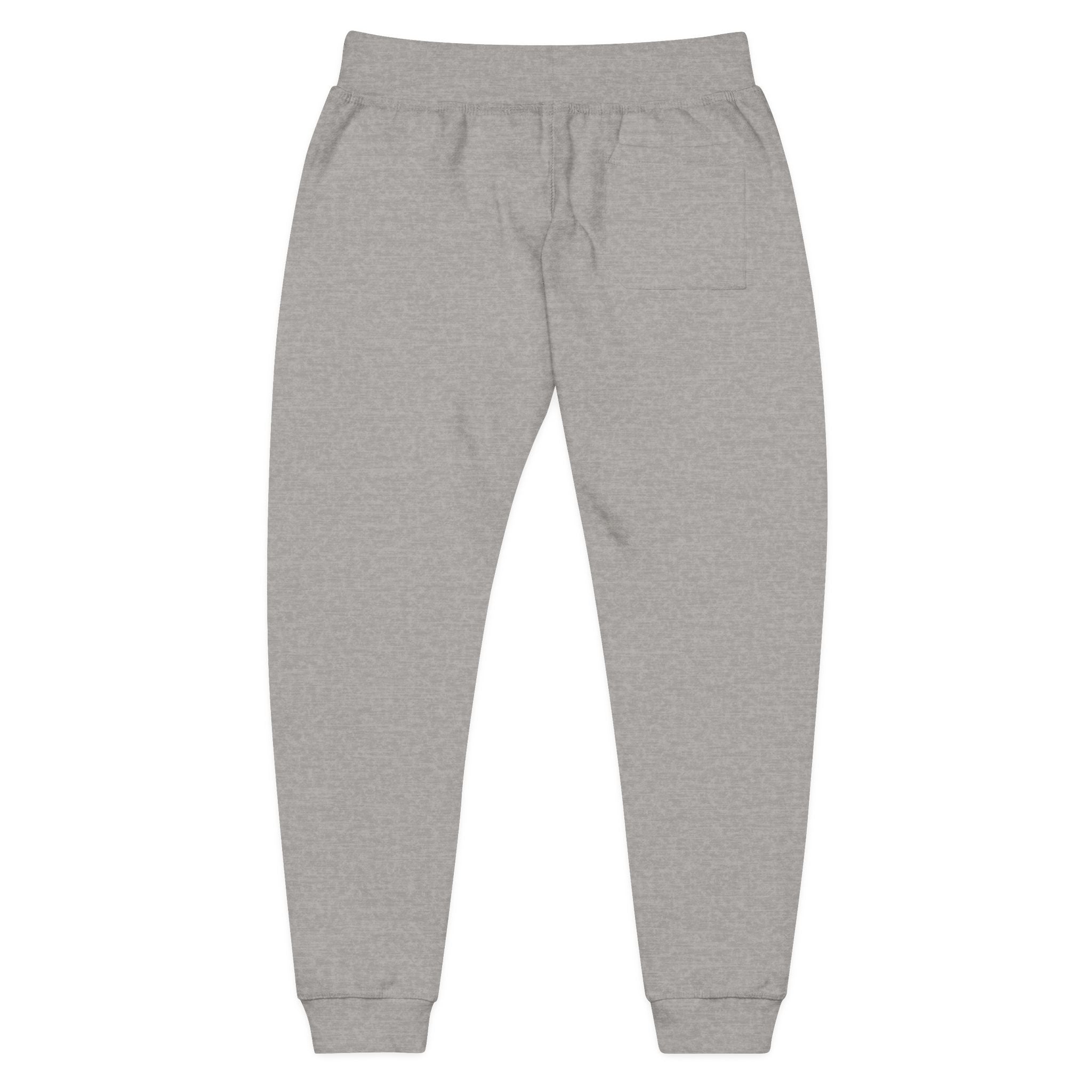 Embroidered Golden Lion Joggers — Cozy Fleece Sweatpants