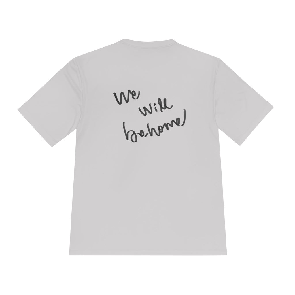 Afro Goddess Tee — 'We Will Be Home' Inspirational Graphic Shirt