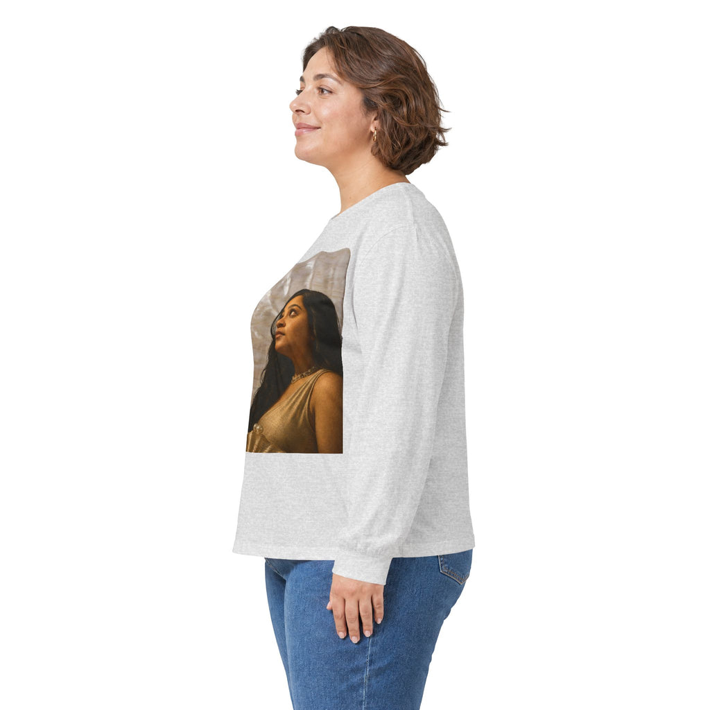 Long Sleeve Tee — "We Will Be Home" Portrait Graphic