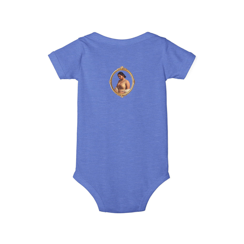Infant Onesie with Vintage Cherub Portrait – Baby Bodysuit