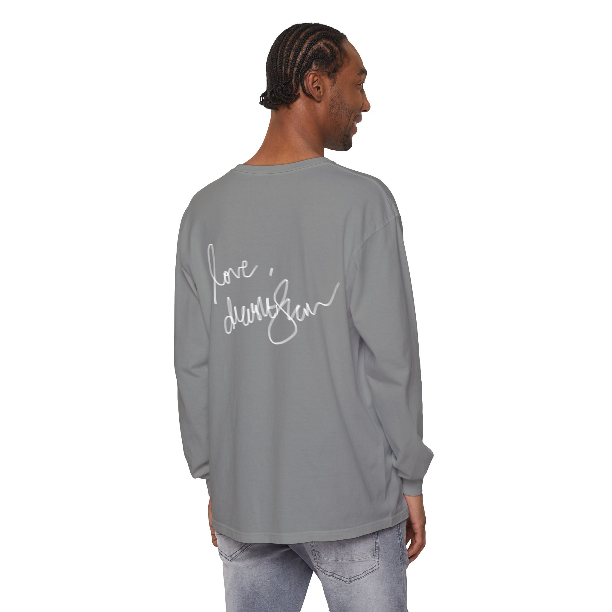 We Will Be Home Long Sleeve Tee — Floral Vintage Portrait Graphic